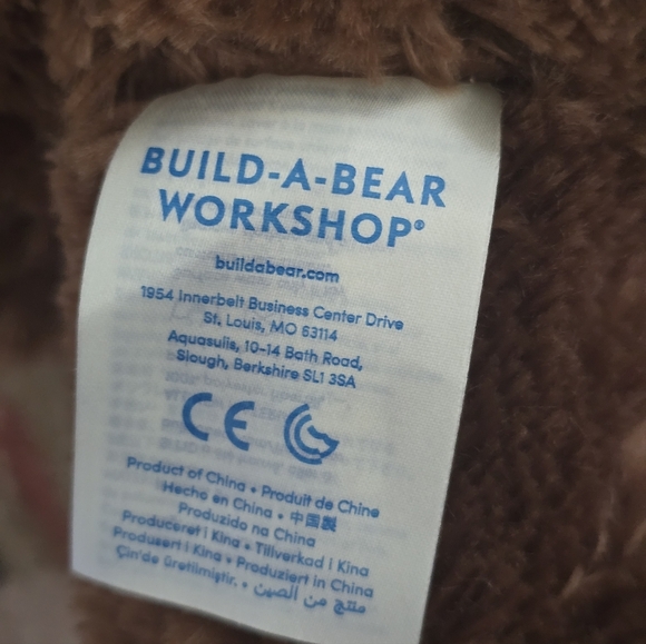 Build-A-Bear Brown Sloth Plush 18" Stuffed Animal - Picture 5 of 5